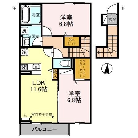 アゼリアエイトの物件間取画像